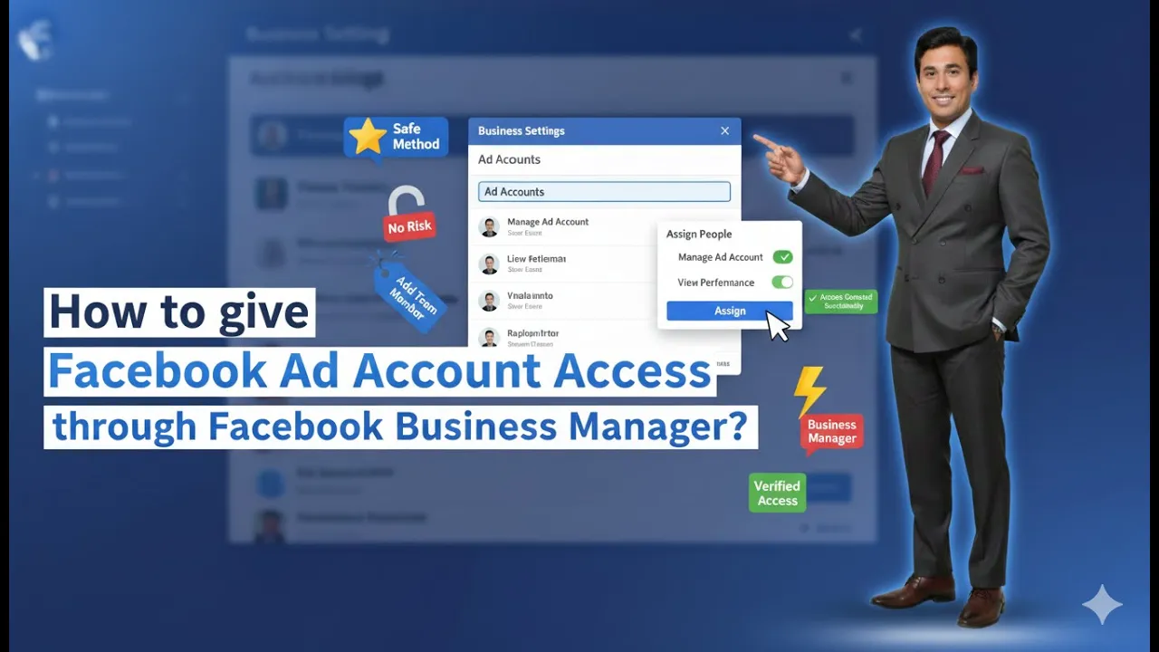 In this article we are going to discuss about How to give Facebook Ad Account Access through Facebook Business Manager