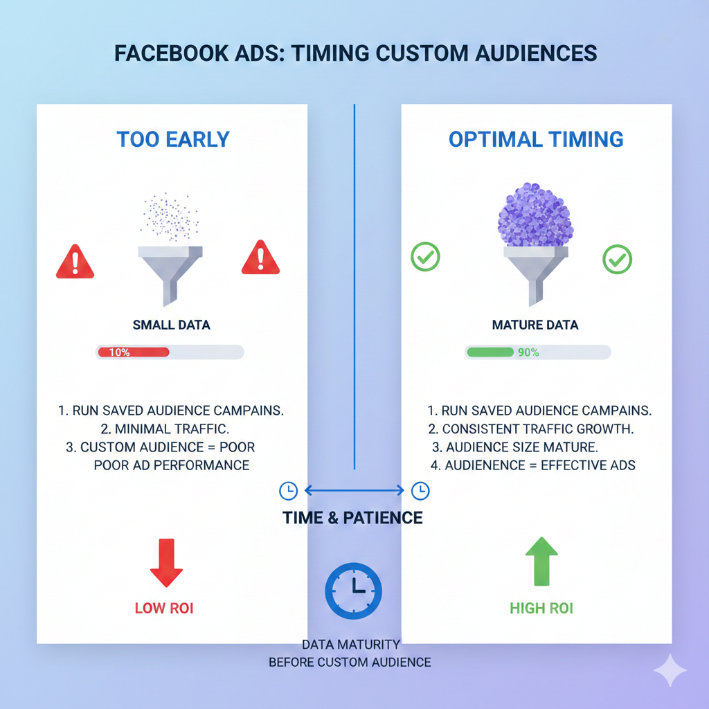 Avoid Creating Custom Audience Too Early