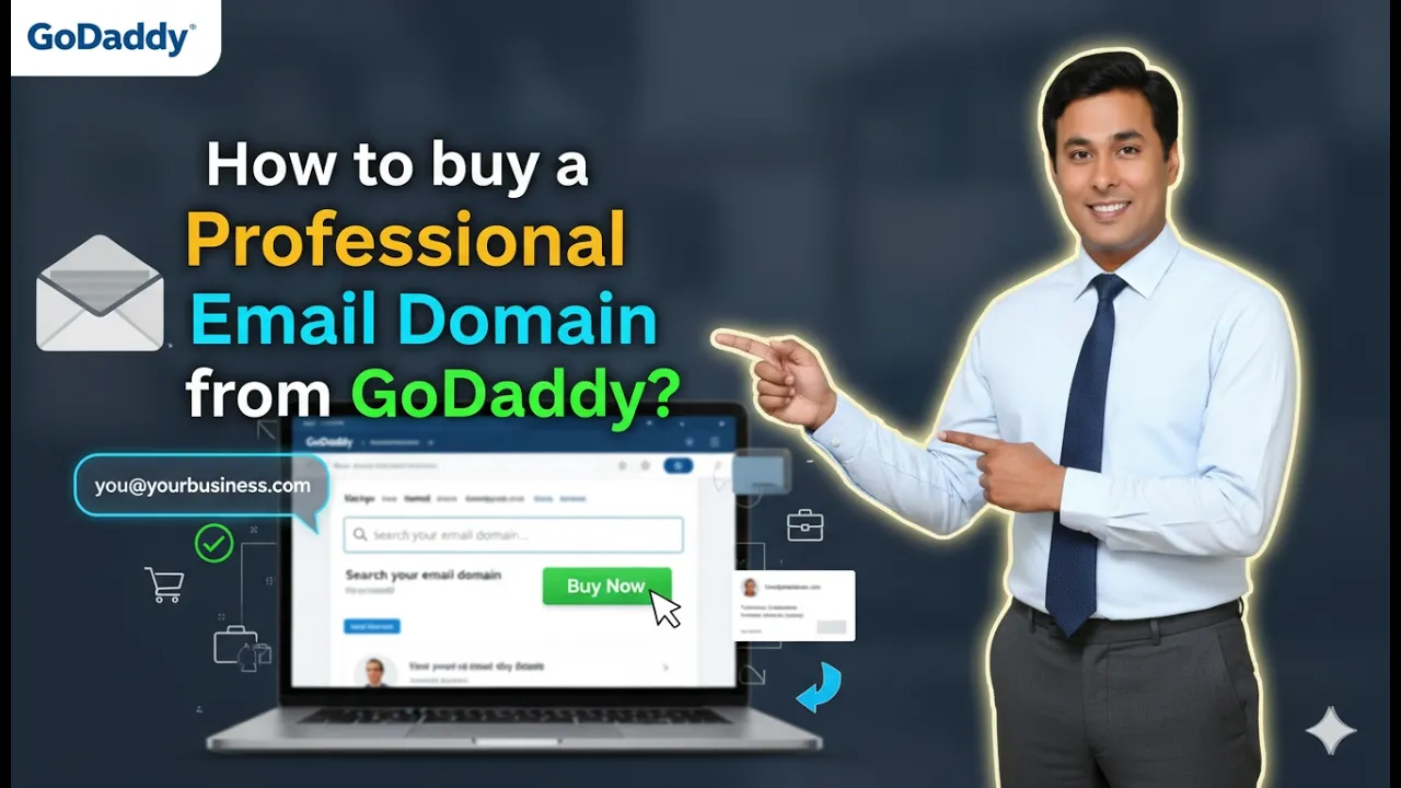 How to Buy a Professional Email Domain from GoDaddy?