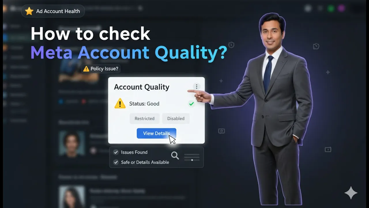 ⁠In this article we are going to understand How to check Meta Account Quality
