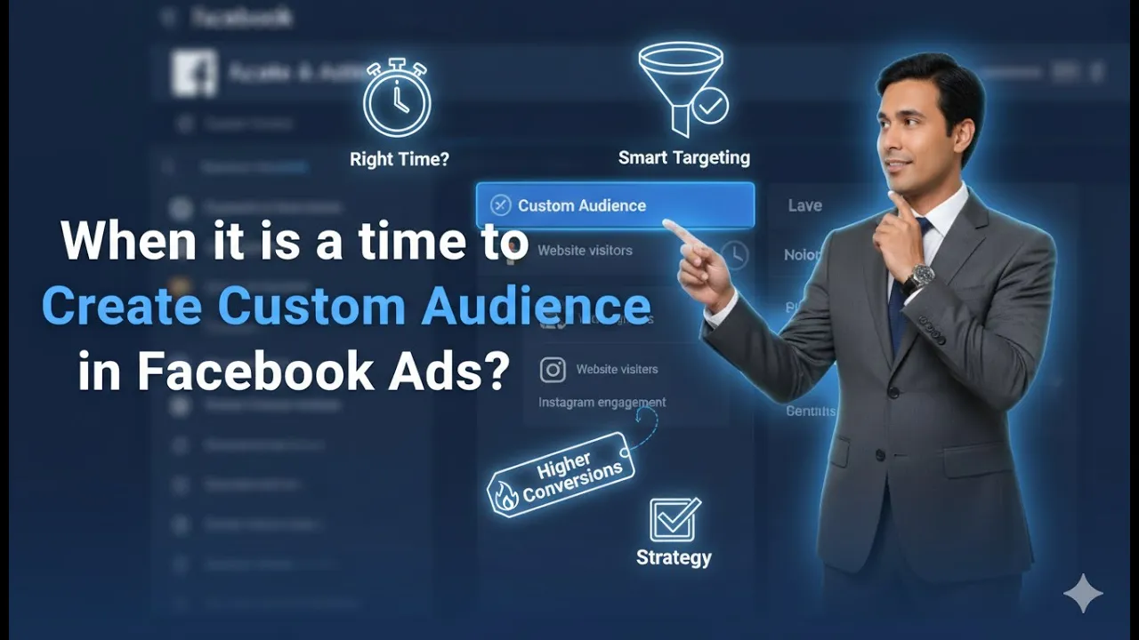 In this article we are going to discuss about When it is a time to Create Custom Audience in Facebook Ads