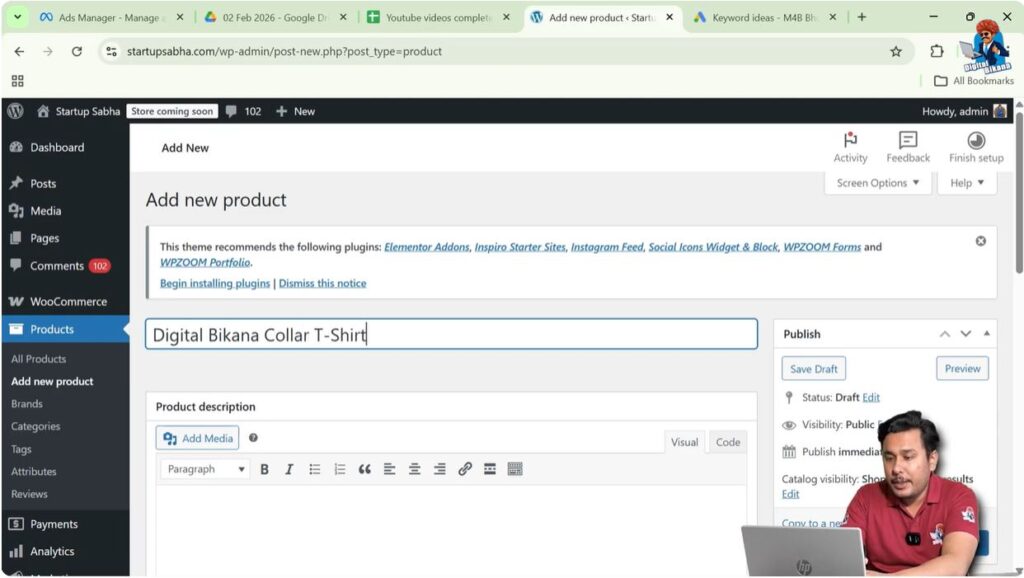 Add Product Name