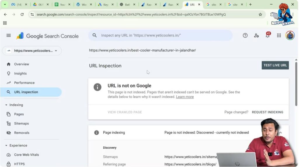 Check URL Inspection Details