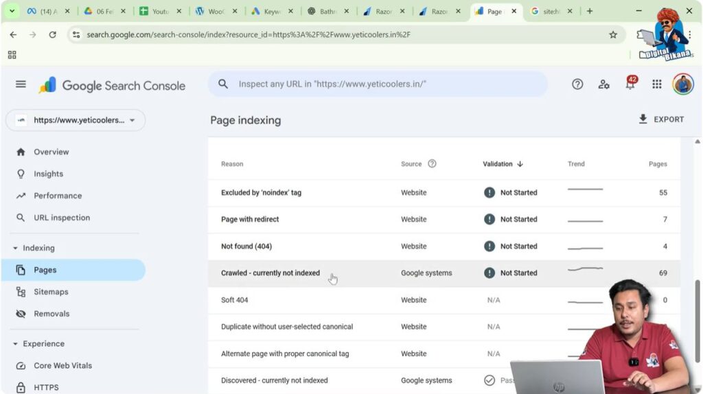 Discovered – Currently Not Indexed