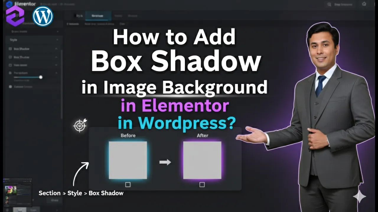 How to Add Box Shadow in Image Background in Elementor?