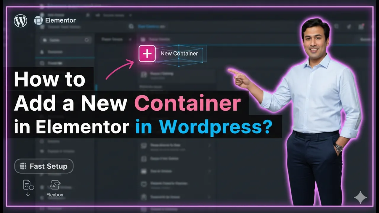 How to Add a New Container in Elementor?