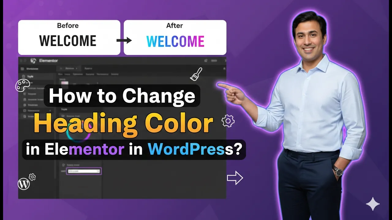 How to Change Heading Color in Elementor in WordPress?