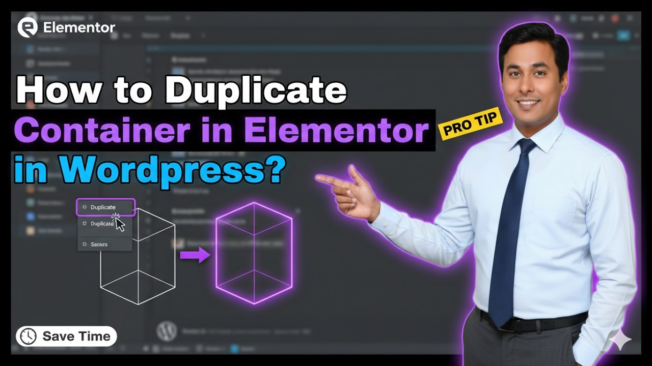 How to Duplicate Container in Elementor in WordPress?