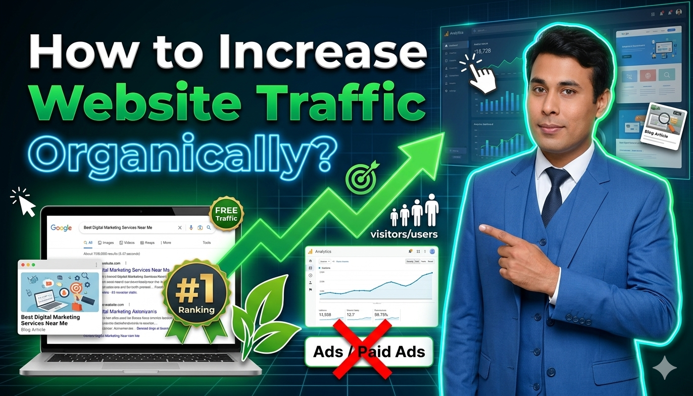 How to Increase Website Traffic Organically?