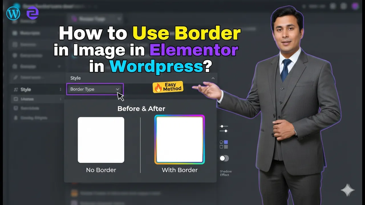 How to Use Border in Image in Elementor in WordPress?
