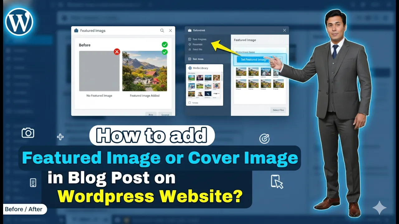 In this article we are going to discuss about How to add Featured Image or Cover Image in Blog Post on Wordpress Website