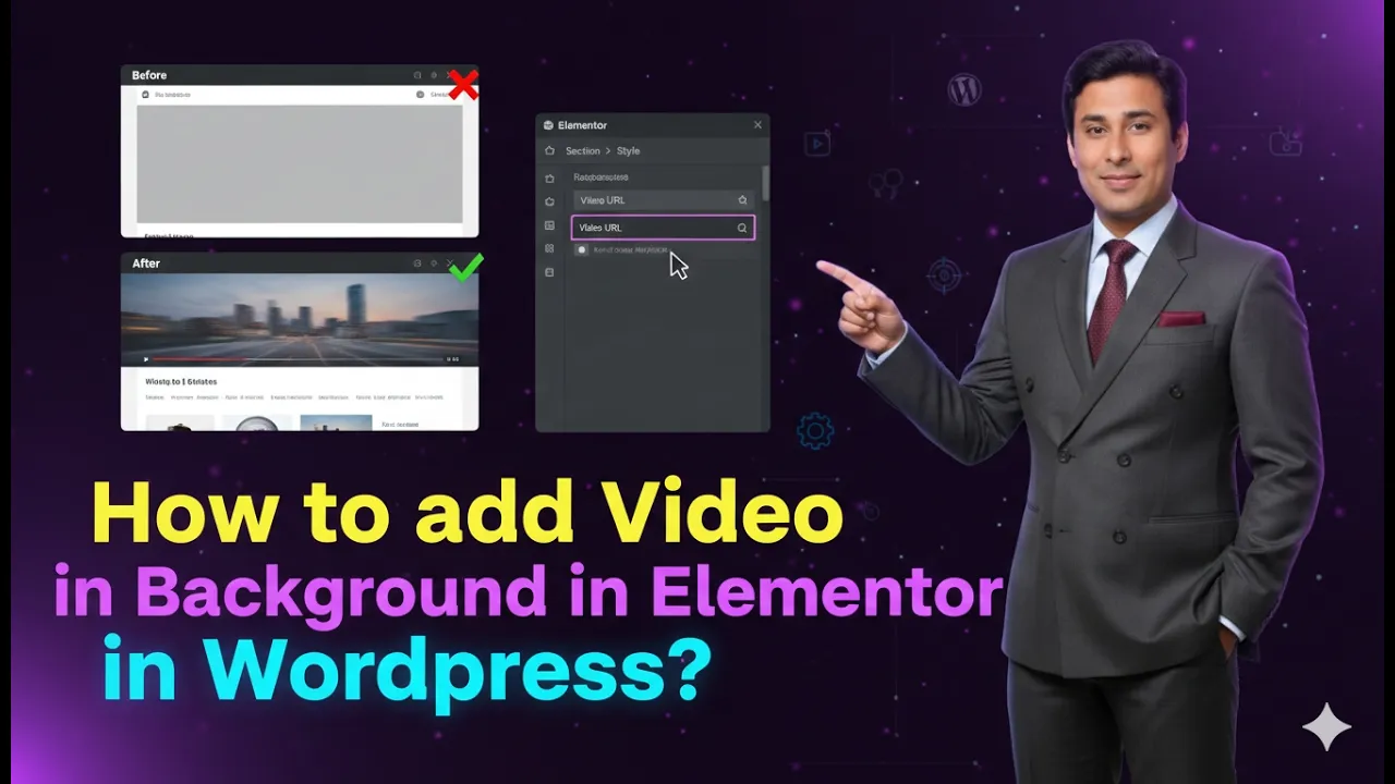 How to Add Video in Background of Container in Elementor?