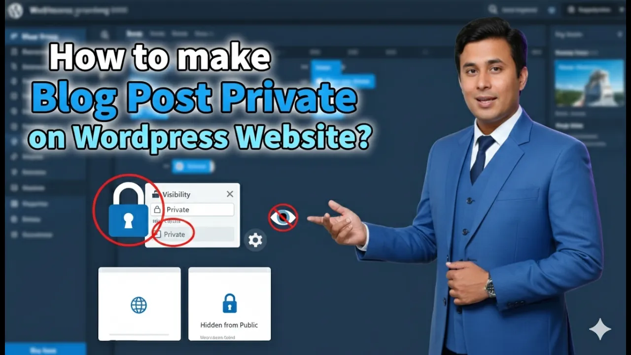In this article we are going to discuss about How to make Blog Post Private on Wordpress Website