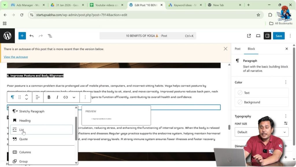 Select List Option