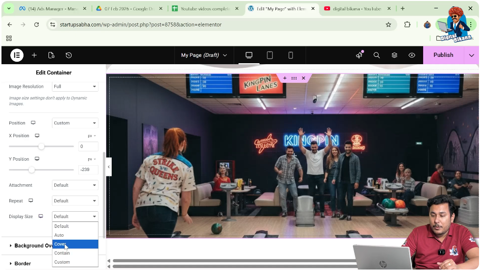 Change Display Size