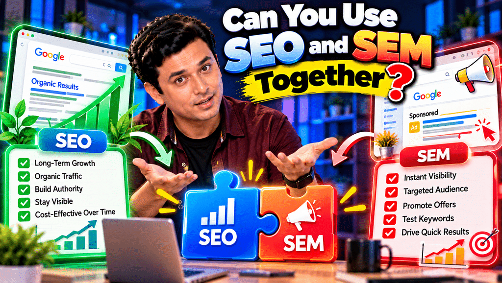 Can You Use SEO and SEM Together?