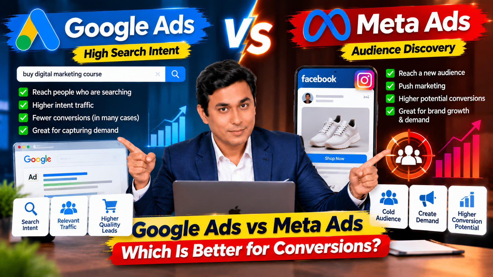 Google Ads vs Meta Ads: Which Platform Is Better for Conversions?