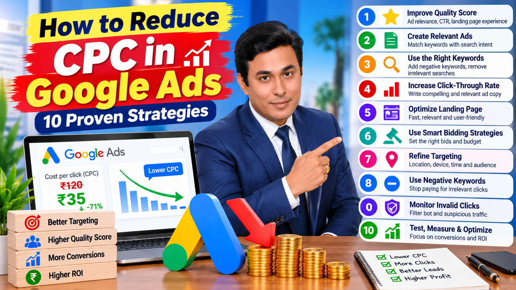 How to Reduce CPC in Google Ads: 10 Proven Strategies