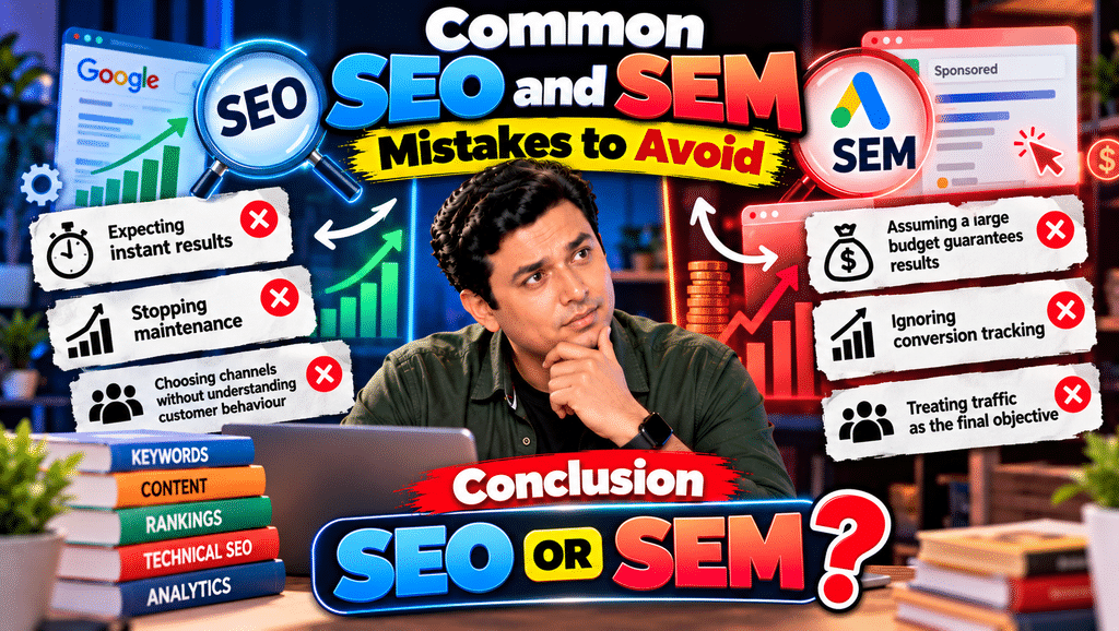 SEO and SEM Mistakes to Avoid