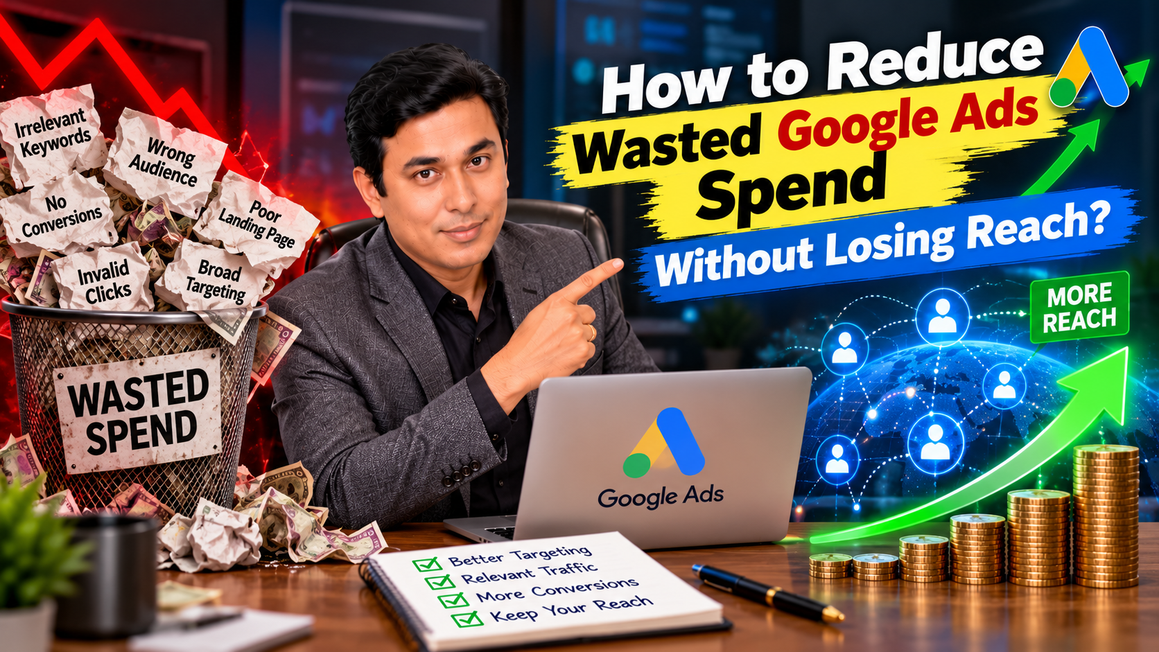 How to Reduce Wasted Google Ads Spend Without Losing Reach